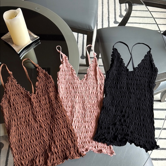 Free People Other - NWOT FREE PEOPLE Intimately Pucker Up Seamless Camis - size L/XL - never worn